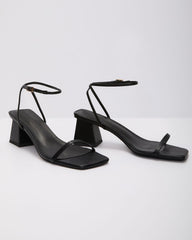 Good Mix Strap Block Heel